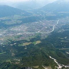 Flugwegposition um 12:43:31: Aufgenommen in der Nähe von Gemeinde Absam, Absam, Österreich in 2641 Meter